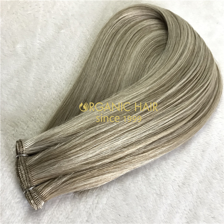 Human full cuticle hand tied wefts and on sale  X228